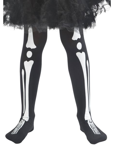 Strømpebukser til Børn med Skeletprint