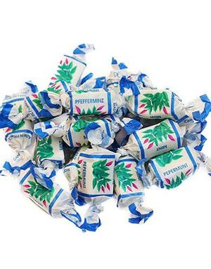 1 kg De Bron Sugarfree Mint Toffees - Sukkerfrie Mintkarameller 