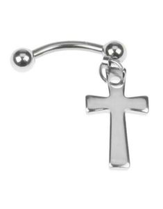 Holy Cross - 1,2 x 9 mm Øjenbrynspiercing