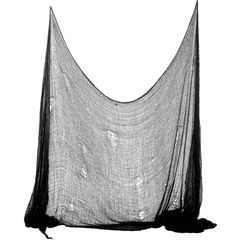 Skummel Dekoration til Halloween - Sort Net Ca 75x300 cm