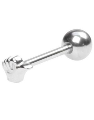 Tommelfinger op - Tungepiercing