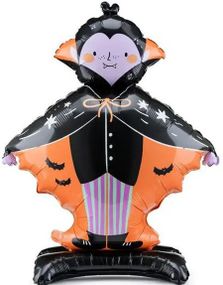 Stående Dracula Vampyr Folieballong 64x81 cm