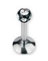 Diamond Bold Labret - Sort/Klar