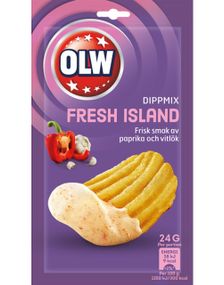 Fresh Island Dippmix 25 g - Frisk smak av paprika og hvitløk