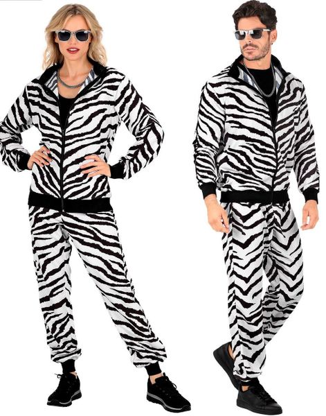 80 Talls Zebra Grilldress til Voksen