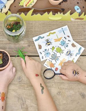 Midlertidige Tatoveringer med Insektmotiver - Bug Party