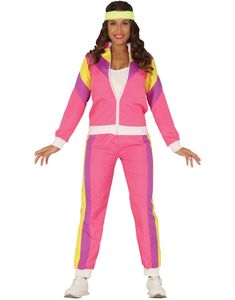 Pink 80'er Grilldress Kostume til Dame
