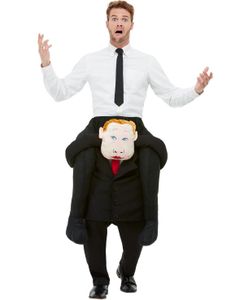 Vladimir Putin Inspireret Piggyback Unisex Kostume