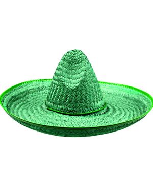 Sombrero Stråhat i Grøn 47 cm