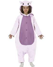 Mewtwo Inspireret Kigurumi Kostume til Børn