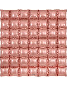 Rosegull Waffle Folie Ballong for Backdrop/Bakgrunn  