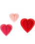 Honeycomb Hengende Hjerter 20-30 cm