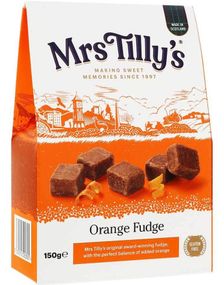 1780617600_6Mrs Tilly's Scottish Orange Fudge - Fudge med Appelsinsmag i Gaveæske 150 gram