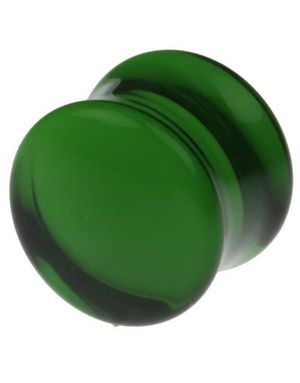 Grøn Pyrex Piercing Plug