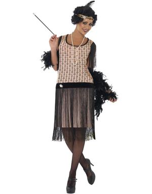 Komplet 1920'er Flapper Kostume