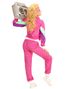 Hip Hop Flava - 80'er Pink Joggingsæt Kostume 