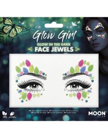 Glow Girl - Glow in the Dark Ansiktsstener / Smykker