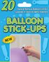 20 stk Balloon Stick Ups / Ballonophæng med Dobbeltsidet Tape