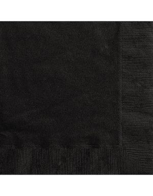 20 stk. Sorte Servietter 33x33 cm