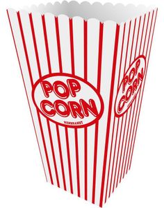 10 stk Retro Popcornbægre