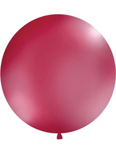 Bourgognerød Pastelfarvet Rund JUMBO Ballon 1 meter