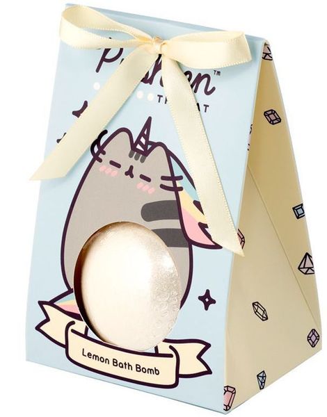 Pusheen Badebombe i Gavepakke med Duft av Sitron
