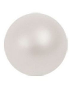 Pearl Fashion Hvid - 3 mm Akrylkugle til 1,2 mm stang