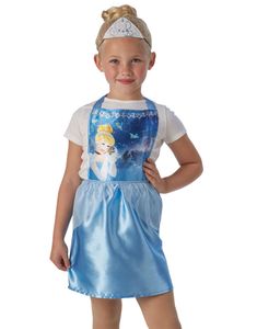 Licenseret Disney Askepot Kostume til Børn - Str 3-6 ÅR