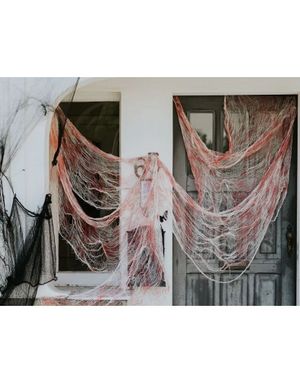 Blodig Nettingdekorasjon 72x980 cm