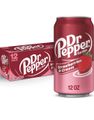 12 stk Dr. Pepper Strawberries & Cream på 355 ml - Fuld Kasse (USA Import)