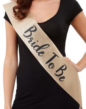 Deluxe Rosé Guldfarvet Bride to Be Ordensbånd
