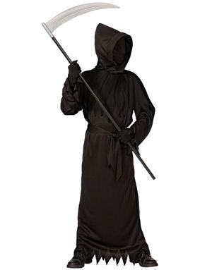 Komplet Sort Reaper Kostume til Børn
