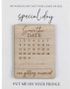 10 stk "Save the Date" Bryllupsinvitasjoner i Tre med Magnet - Rustic Romance