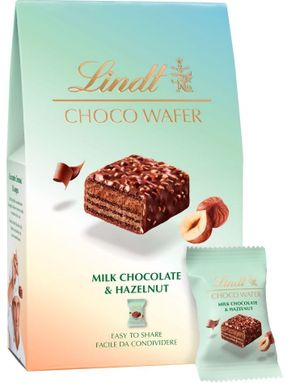 Lindt Choco Wafer Milk Chocolate & Hazelnut 135 g