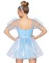 Frosted Organza Babydoll - Blå Kostymekjole til Dame