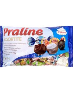 1 kg Crispo Praline Assorted - Assorteret Blanding med Forskellige Chokoladepraliner