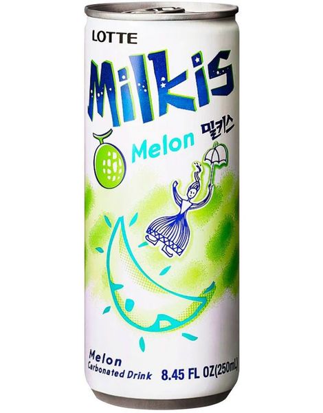 Milkis Melon Flavour - Brus med Melonsmak 250 ml (Korea)
