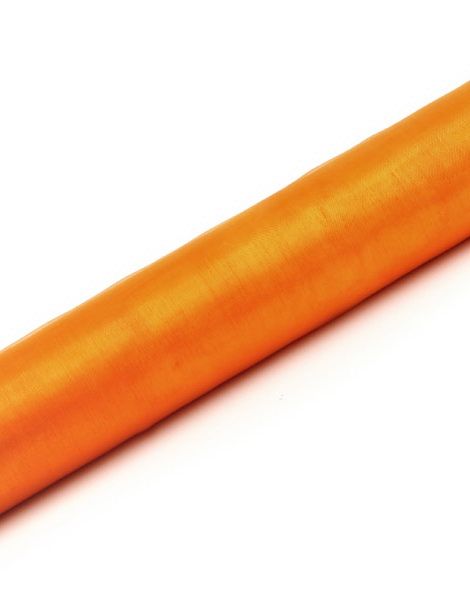 ORANGE Gennemsigtig Organzaløber 36 cm x 9 meter