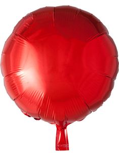 Rund Rød Folieballon 46 cm