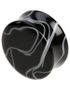 Marble Design Black - Piercing Plug