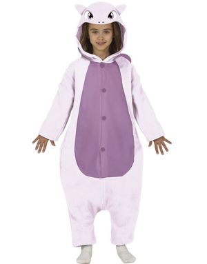 Mewtwo Inspireret Kigurumi Kostume til Børn