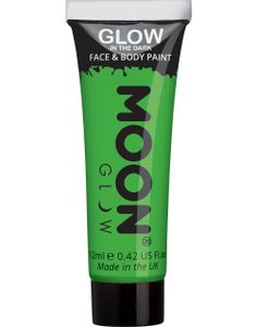 Grøn Glow in the Dark Ansigts- og Kropsmaling 12 ml