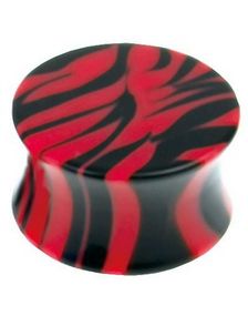 Storm - Rosa og Sort Piercing Plug