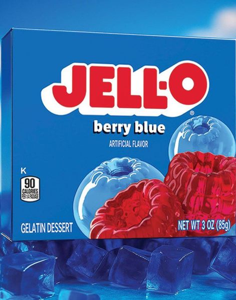 Jell-O Berry Blue - Gelé Dessert - 85 g (USA Import)