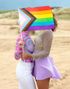 Stort LGBTQ+ Pride Håndflagg 45x30 cm