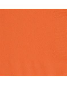 50 stk Orange Servietter 33x33 cm