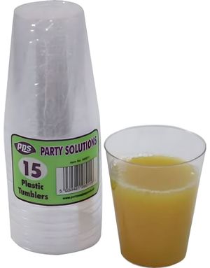 8 st 220 ml Genanvendelige Solide Kopper i Hårdplast
