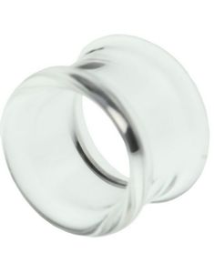 Gennemsigtig Pyrex Piercing Tunnel