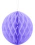 Lavendelfarvet Honeycomb Ball Vælg Størrelse 10-40 cm