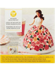 Wilton Wonder Mold Set - Kjolekakeform med Dukke